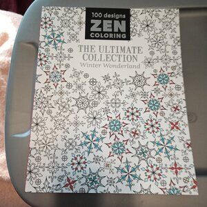 NEW Zen Adult Coloring Book - The Ultimate Collection Winter Wonderland